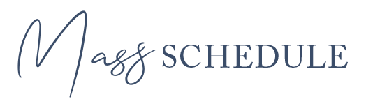 Catholic Families of South Buffalo - Mass Schedule